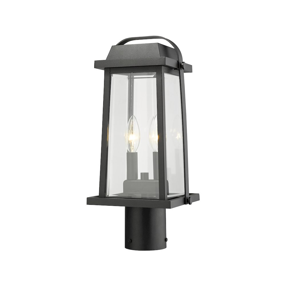 Z-Lite 2 Light Outdoor Post Mount Fixture. Picture 4