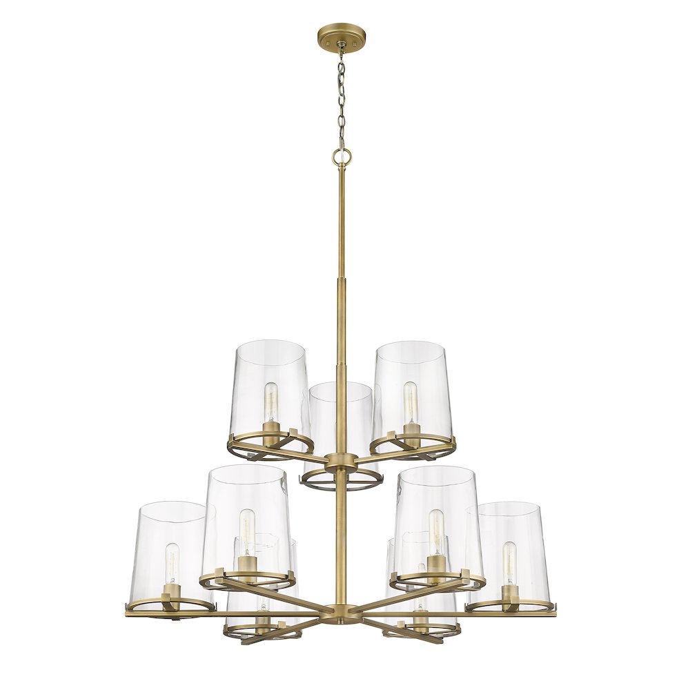 Z-Lite 9 Light Chandelier. Picture 5