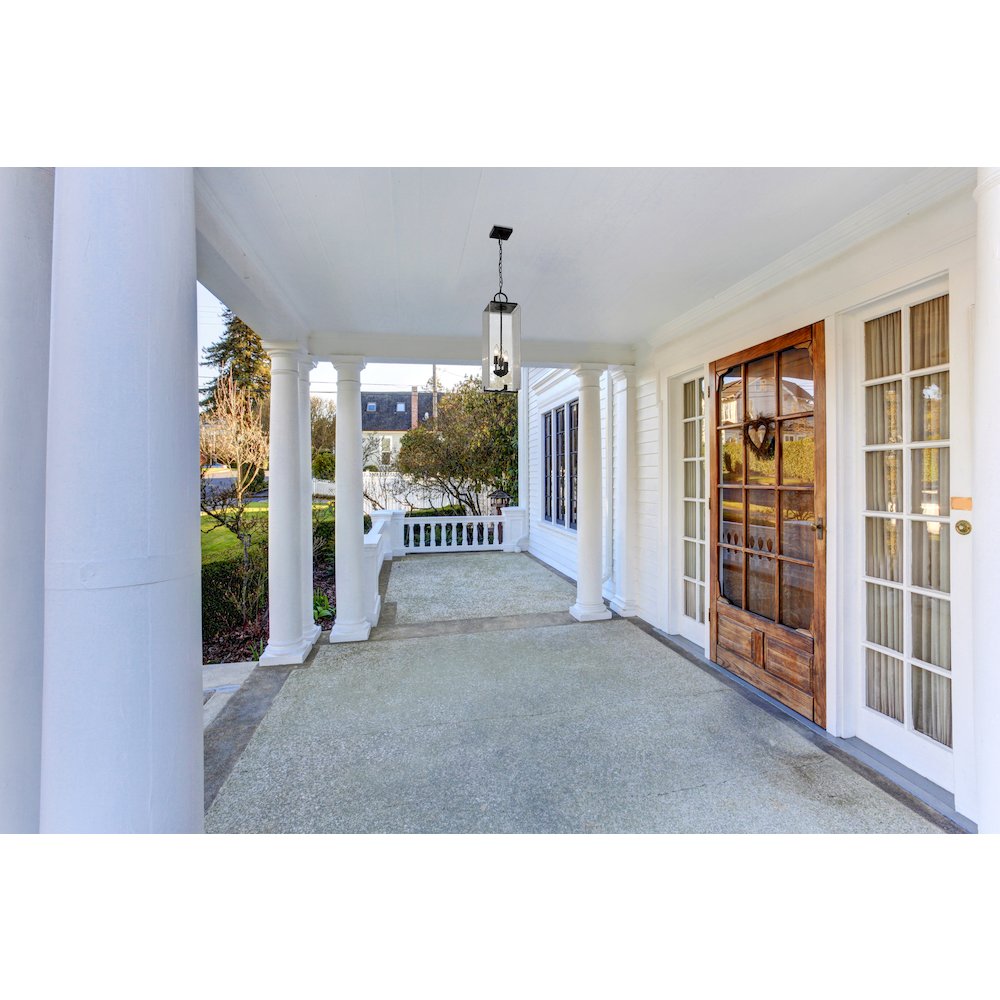 Z-Lite 3 Light Outdoor Chain Mount Ceiling Fixture. Picture 7