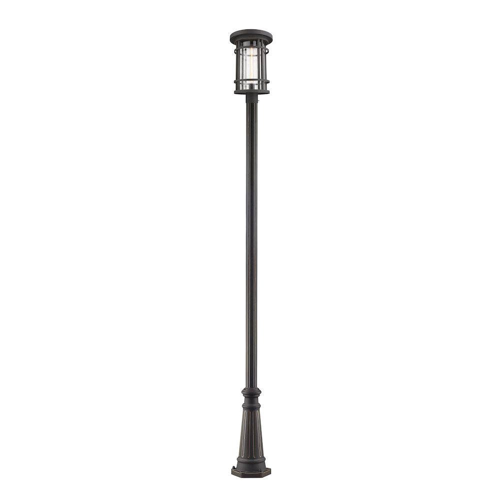 Z-Lite 1 Light Outdoor Post Mounted Fixture. Picture 1