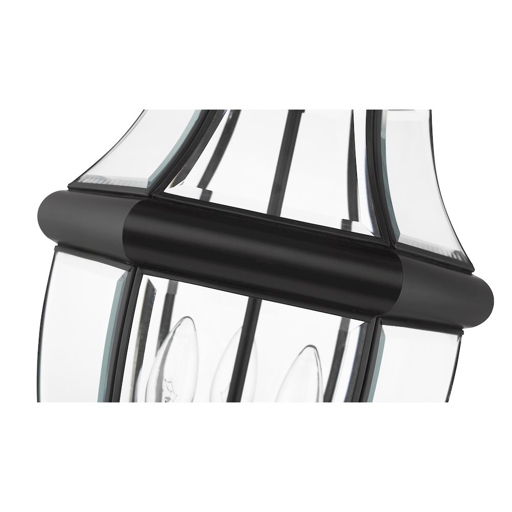 Z-Lite 3 Light Outdoor Chain Mount Ceiling Fixture. Picture 4