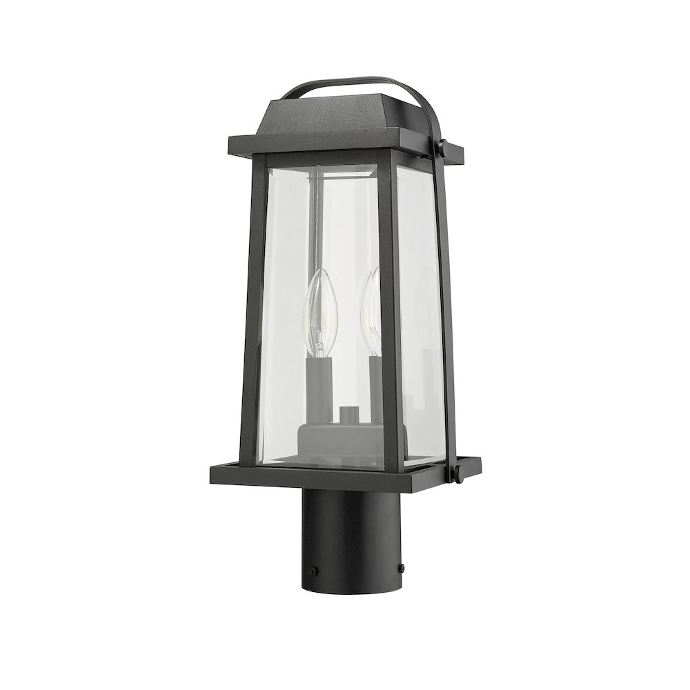 Z-Lite 2 Light Outdoor Post Mount Fixture. Picture 5