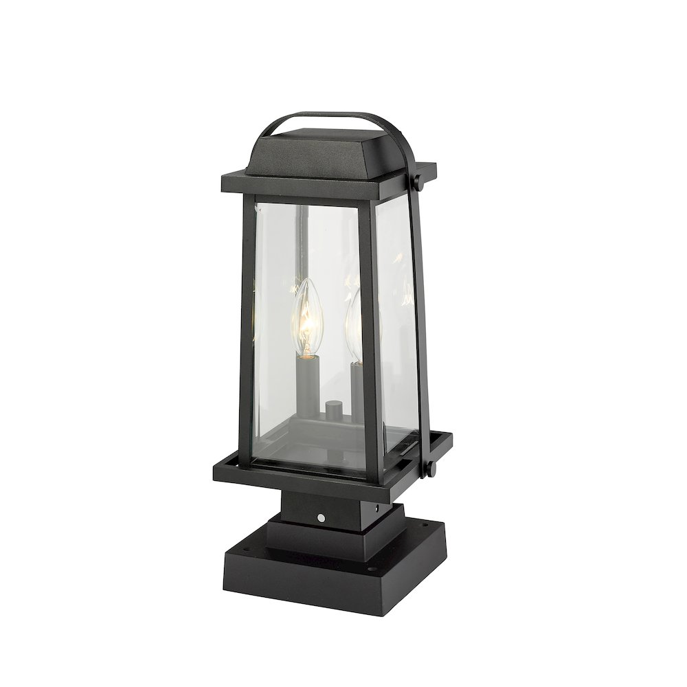 Z-Lite 2 Light Outdoor Pier Mounted Fixture. Picture 3