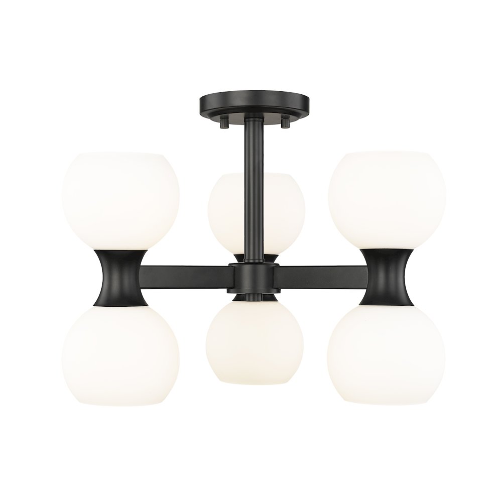 Z-Lite 6 Light Semi Flush Mount. Picture 3