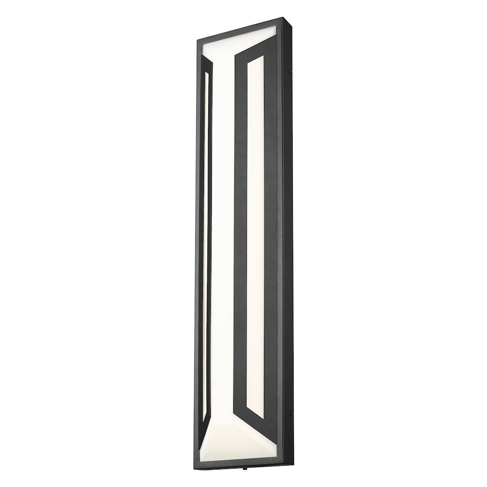 Z-Lite 2 Light Outdoor Wall Light, Sand Black. Picture 3