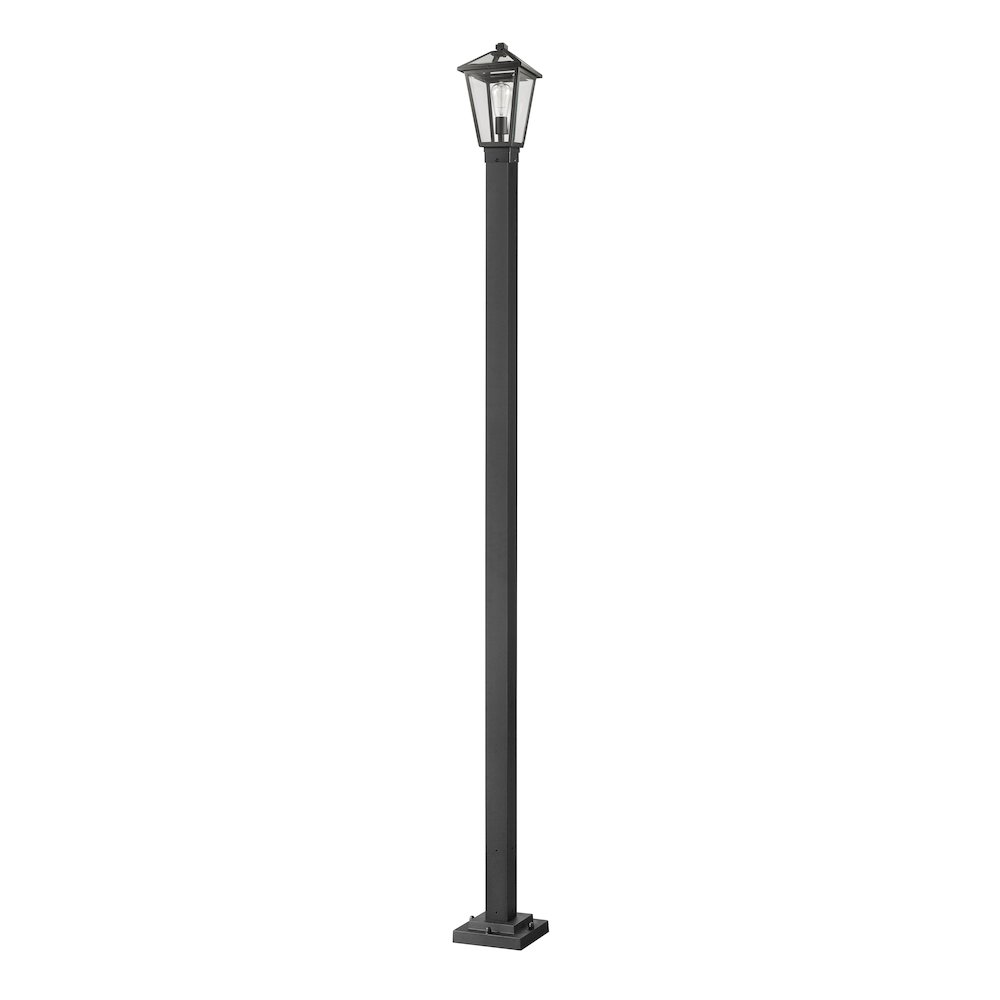 Z-Lite 1 Light Outdoor Post Mounted Fixture. Picture 3