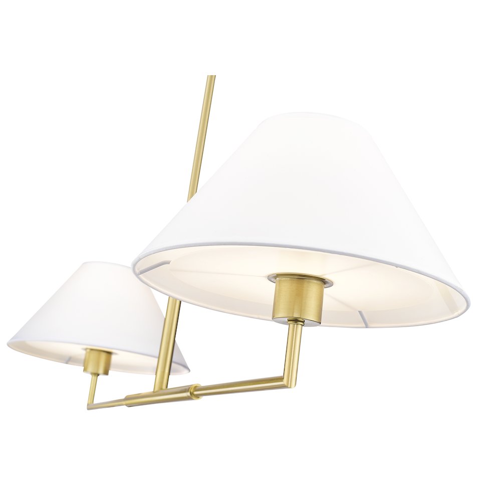 Z-Lite 2 Light Chandelier. Picture 4