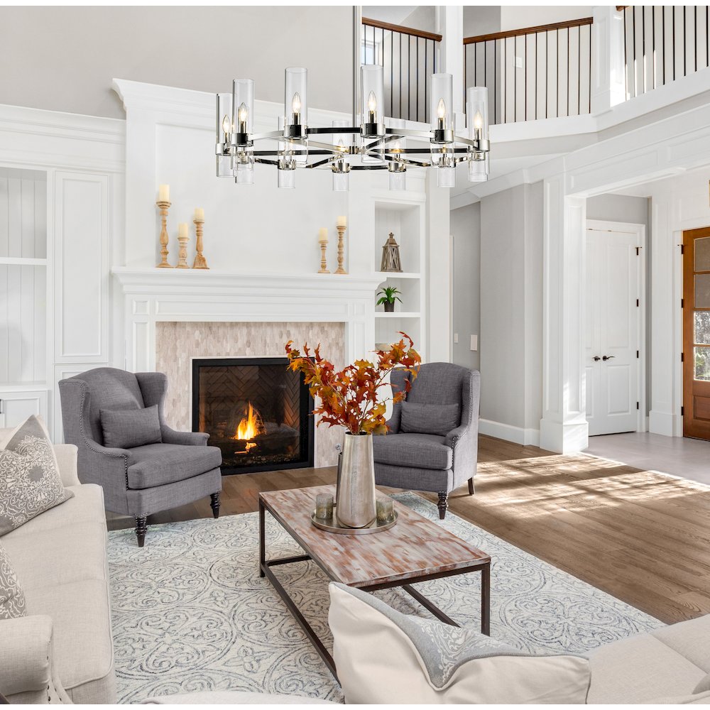 Z-Lite 12 Light Chandelier. Picture 6