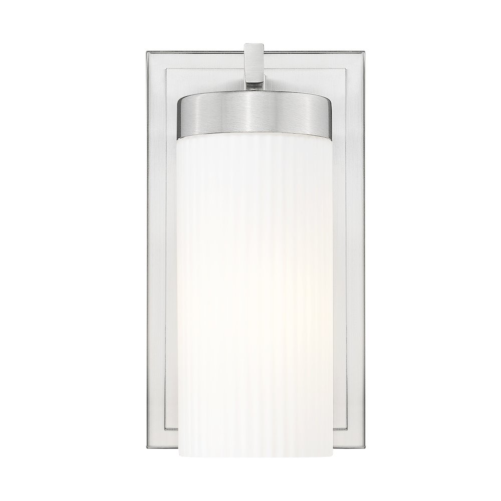 Z-Lite Danica 1 Light Wall Sconce in Brushed Nickel color, Steel frame. Picture 3