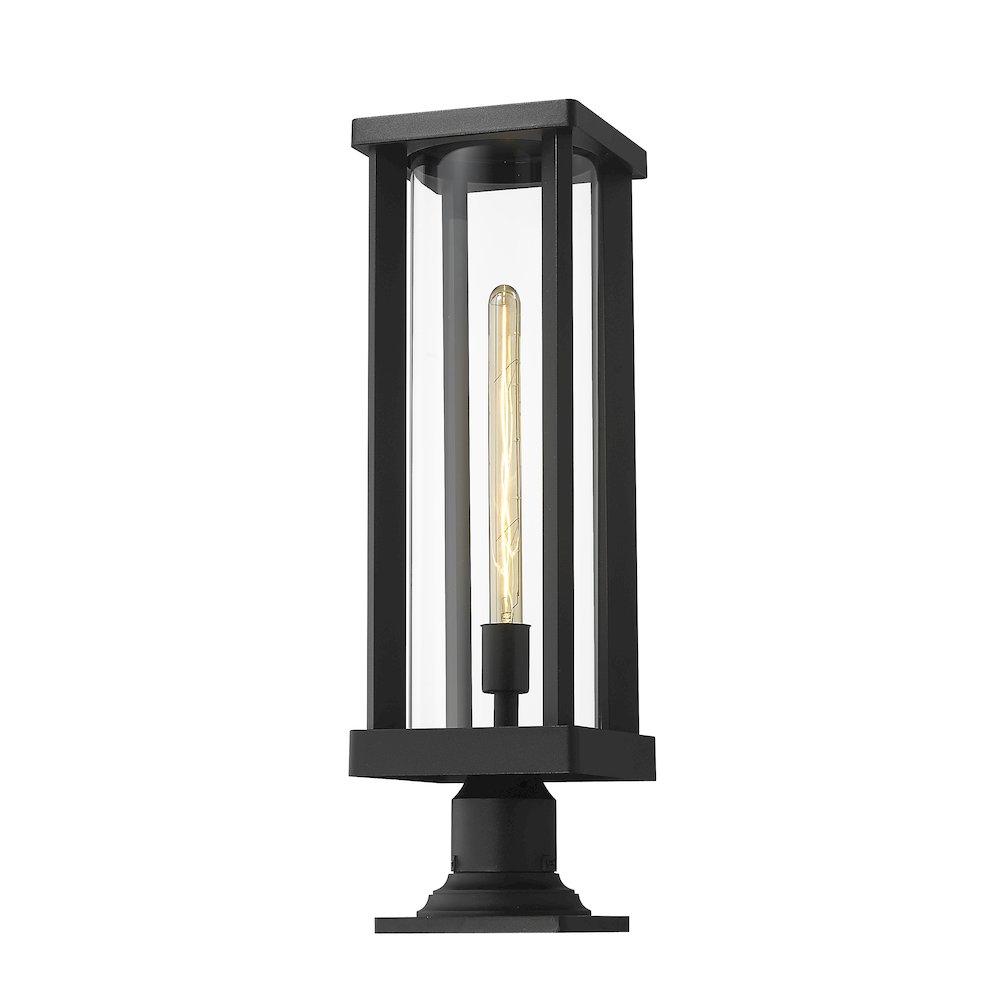Z-Lite 1 Light Outdoor Pier Mounted Fixture. Picture 1