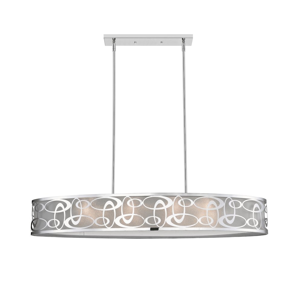 Z-Lite 8 Light Linear Chandelier. Picture 2