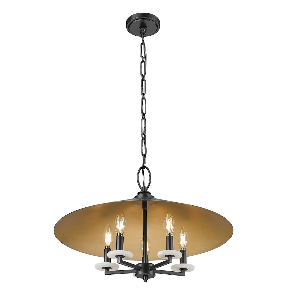 Z-Lite 5 Light Pendant. Picture 3
