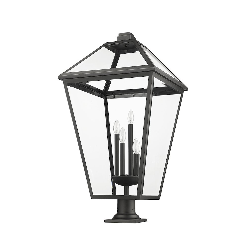 Z-Lite 4 Light Outdoor Pier Mounted Fixture. Picture 5