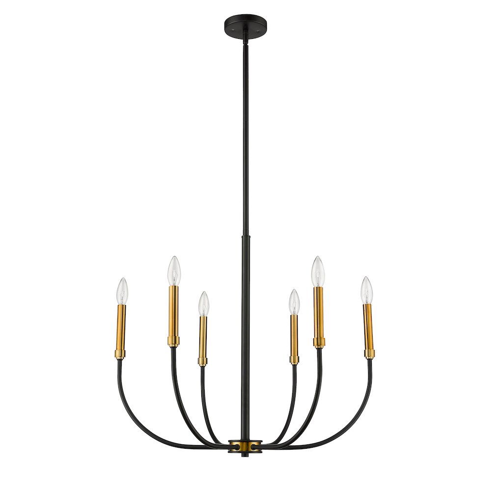 Z-Lite 6 Light Chandelier. Picture 5