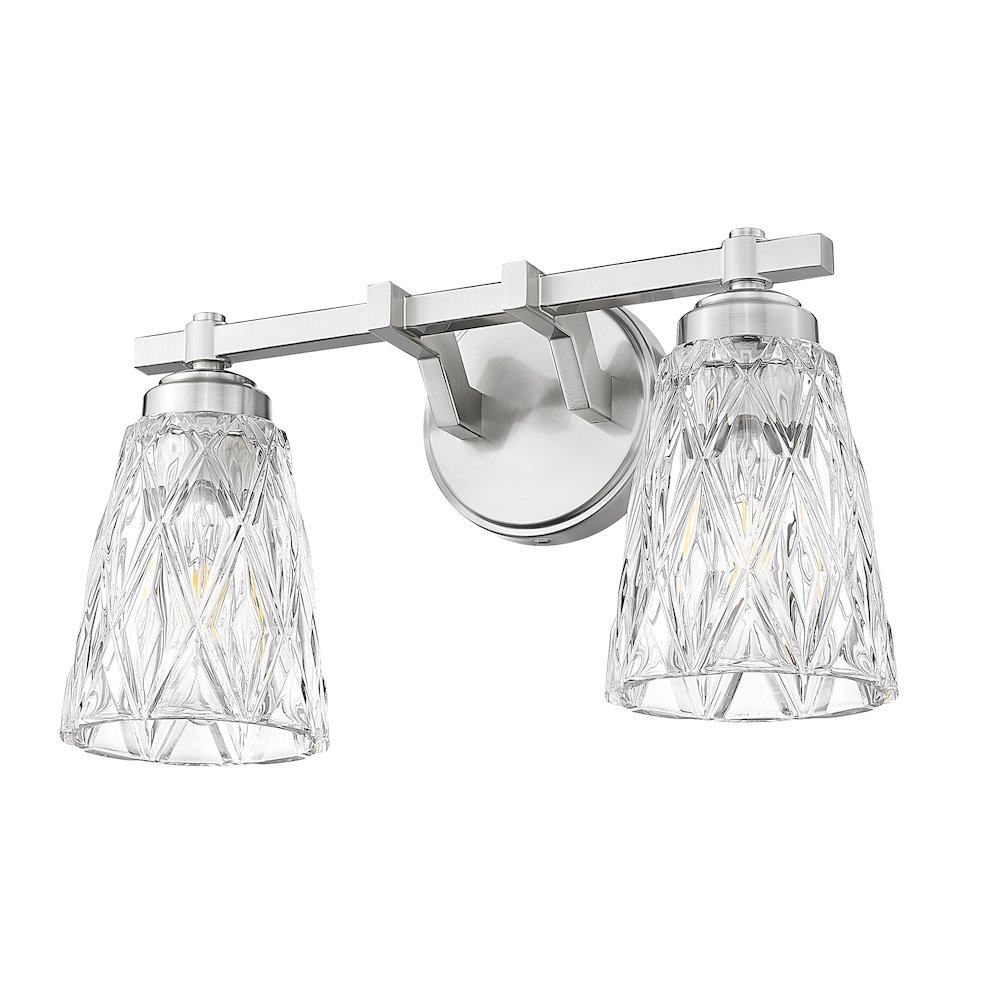 Z-Lite 2 Light Vanity, Brushed Nickel. Picture 7