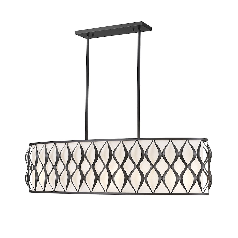 Z-Lite 10 Light Linear Chandelier. Picture 1