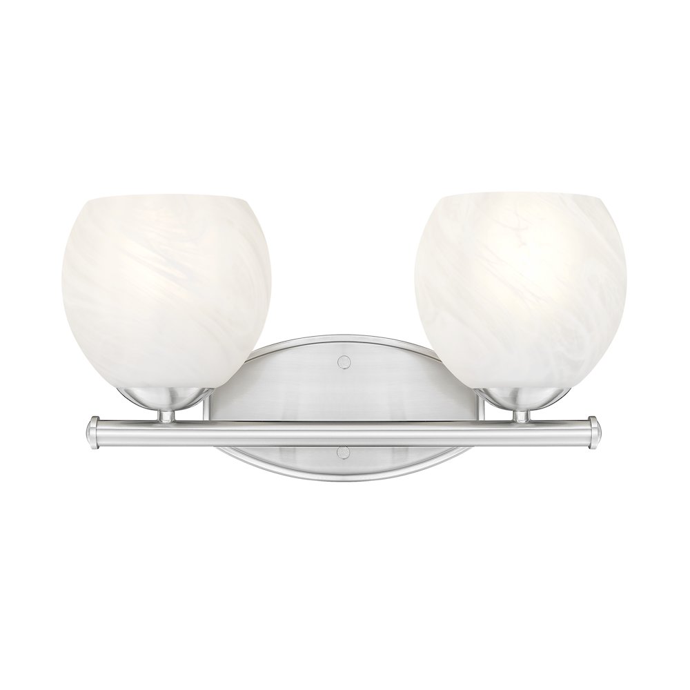 Z-Lite 2 Light Vanity, Brushed Nickel. Picture 2
