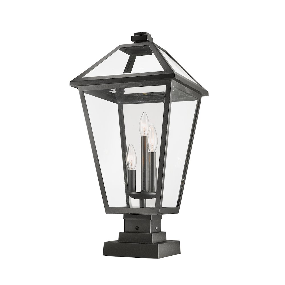 Z-Lite 3 Light Outdoor Pier Mounted Fixture. Picture 2