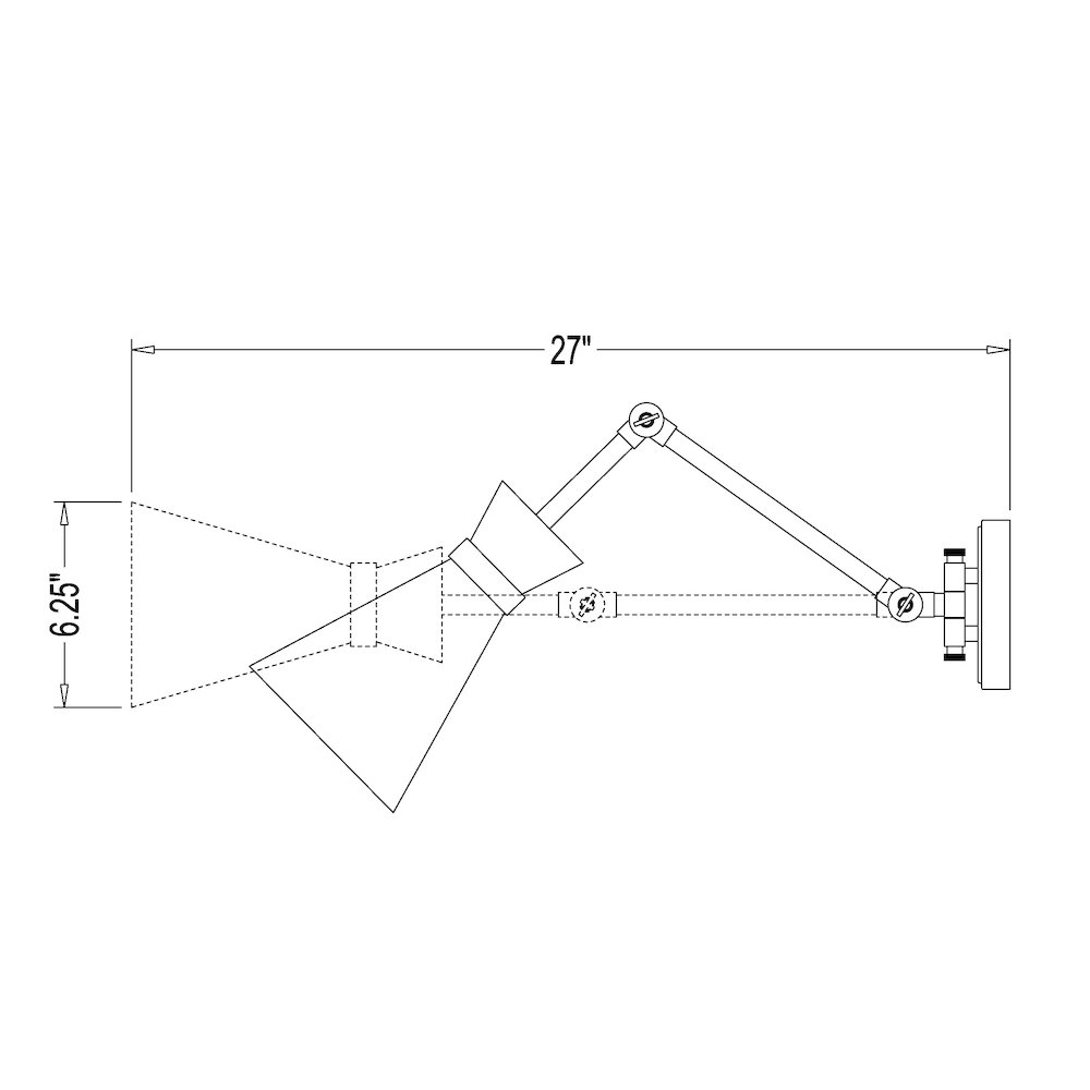 Z-Lite 1 Light Wall Sconce. Picture 8