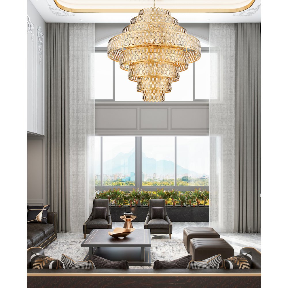 Z-Lite 25 Light Chandelier. Picture 6