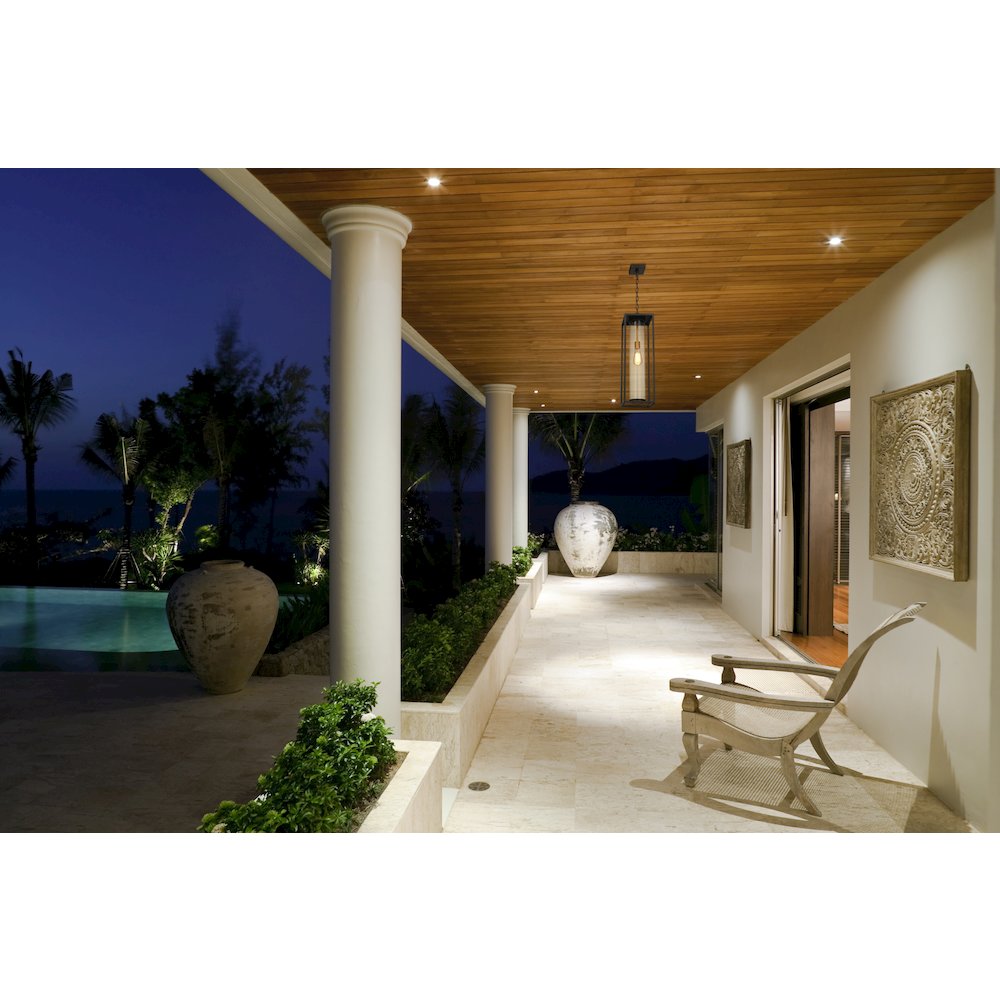 Z-Lite 1 Light Outdoor Chain Mount Ceiling Fixture. Picture 6