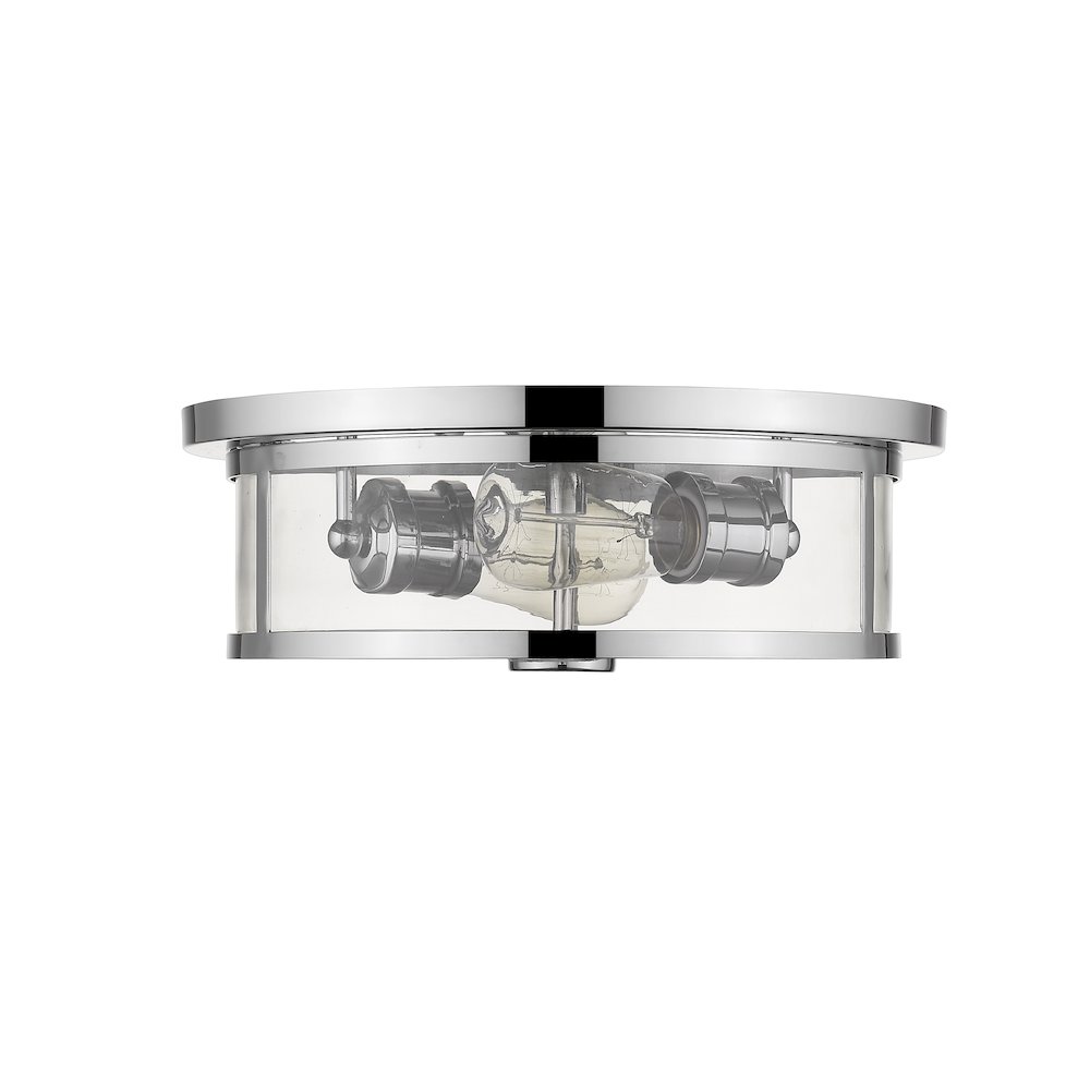 Z-Lite 2 Light Flush Mount. Picture 4