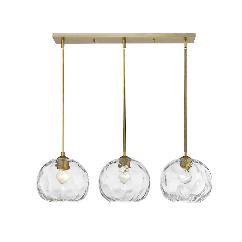 Z-Lite 3 Light Linear Chandelier. Picture 2