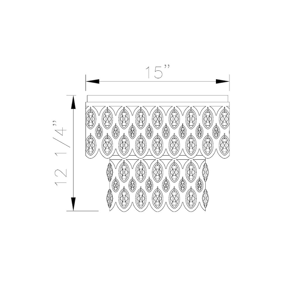Z-Lite 5 Light Flush Mount. Picture 8