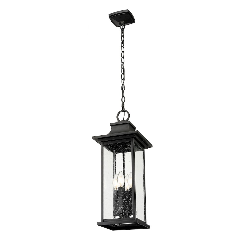 Z-Lite 4 Light Outdoor Chain Mount Ceiling Fixture. Picture 2