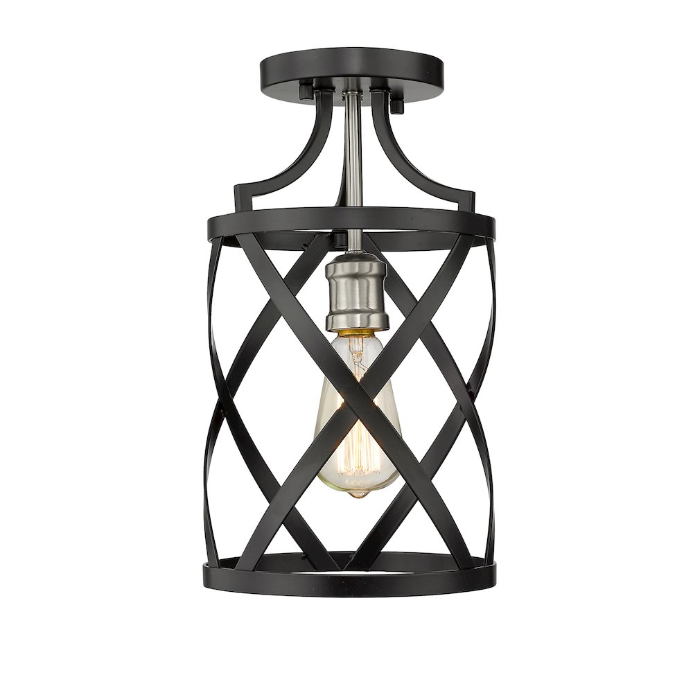 Z-Lite 1 Light Flush Mount. Picture 1