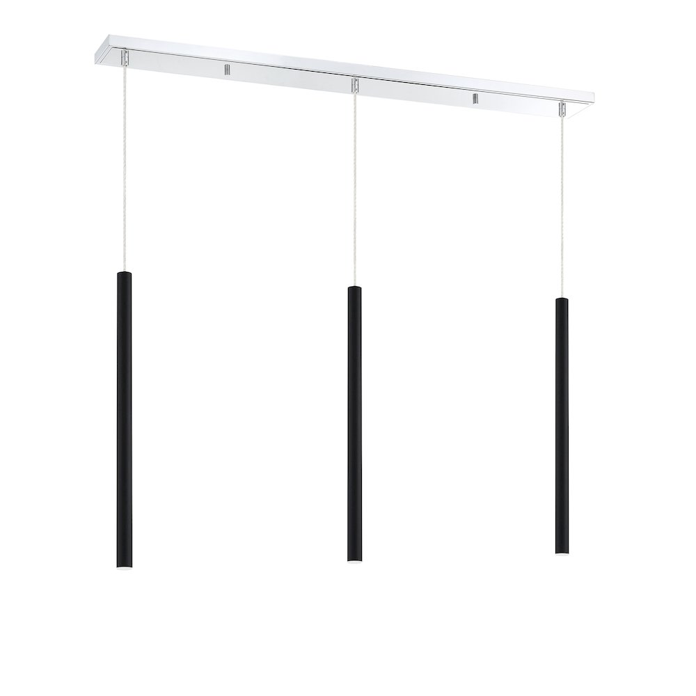 Z-Lite 3 Light Linear Chandelier. Picture 5