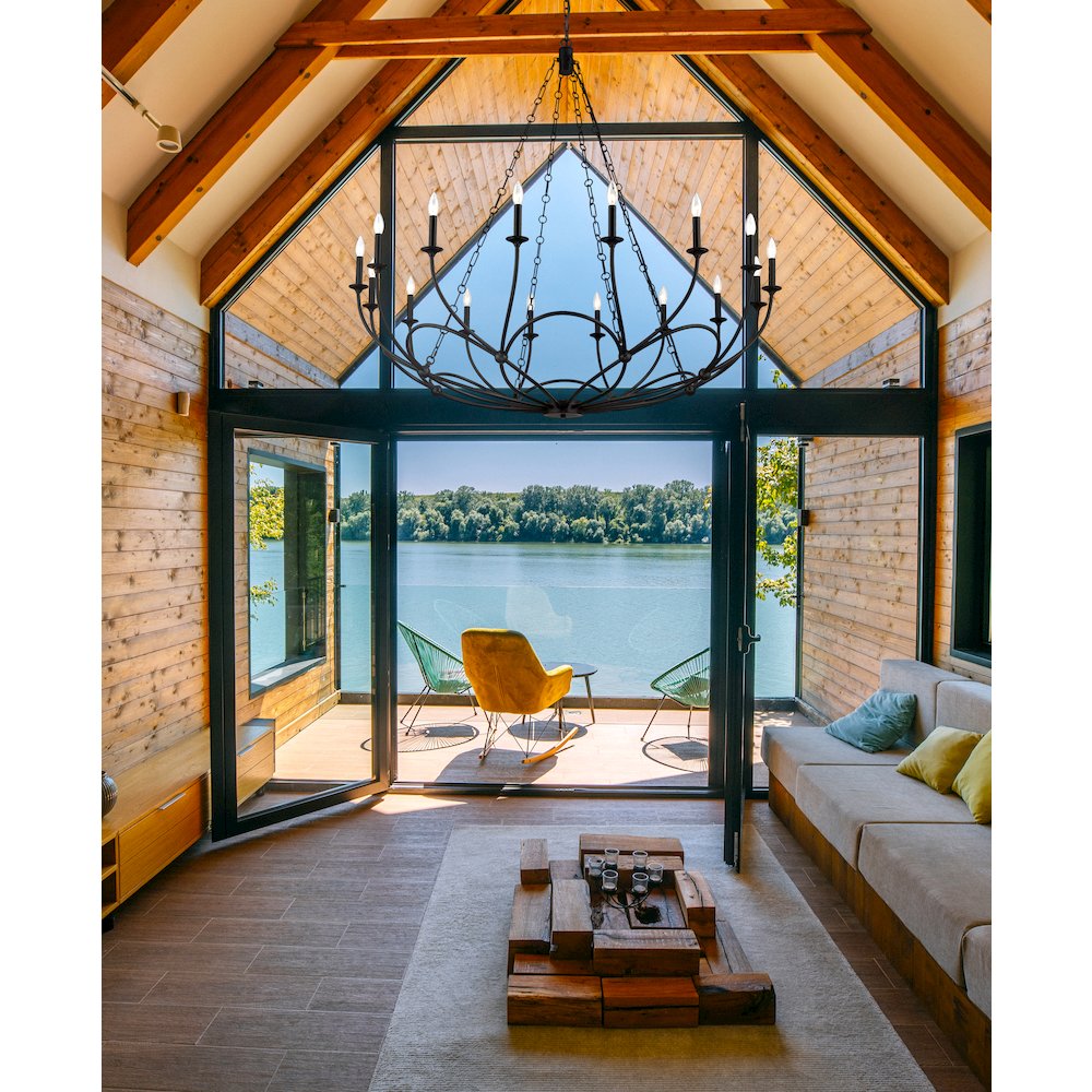 Z-Lite 16 Light Chandelier. Picture 6