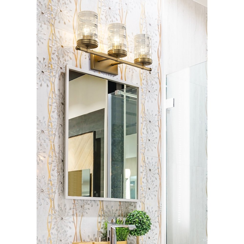 Z-Lite 3 Light Vanity. Picture 7