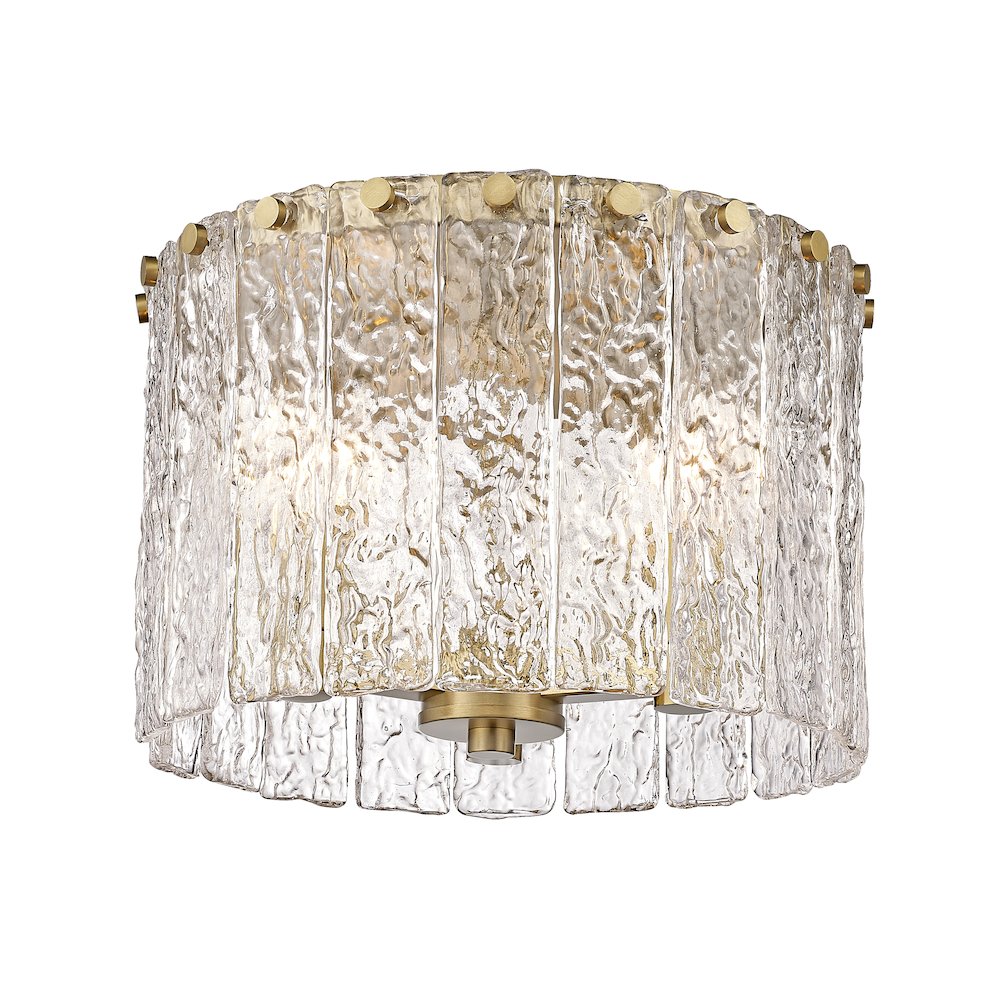 Z-Lite 3 Light Flush Mount. Picture 3