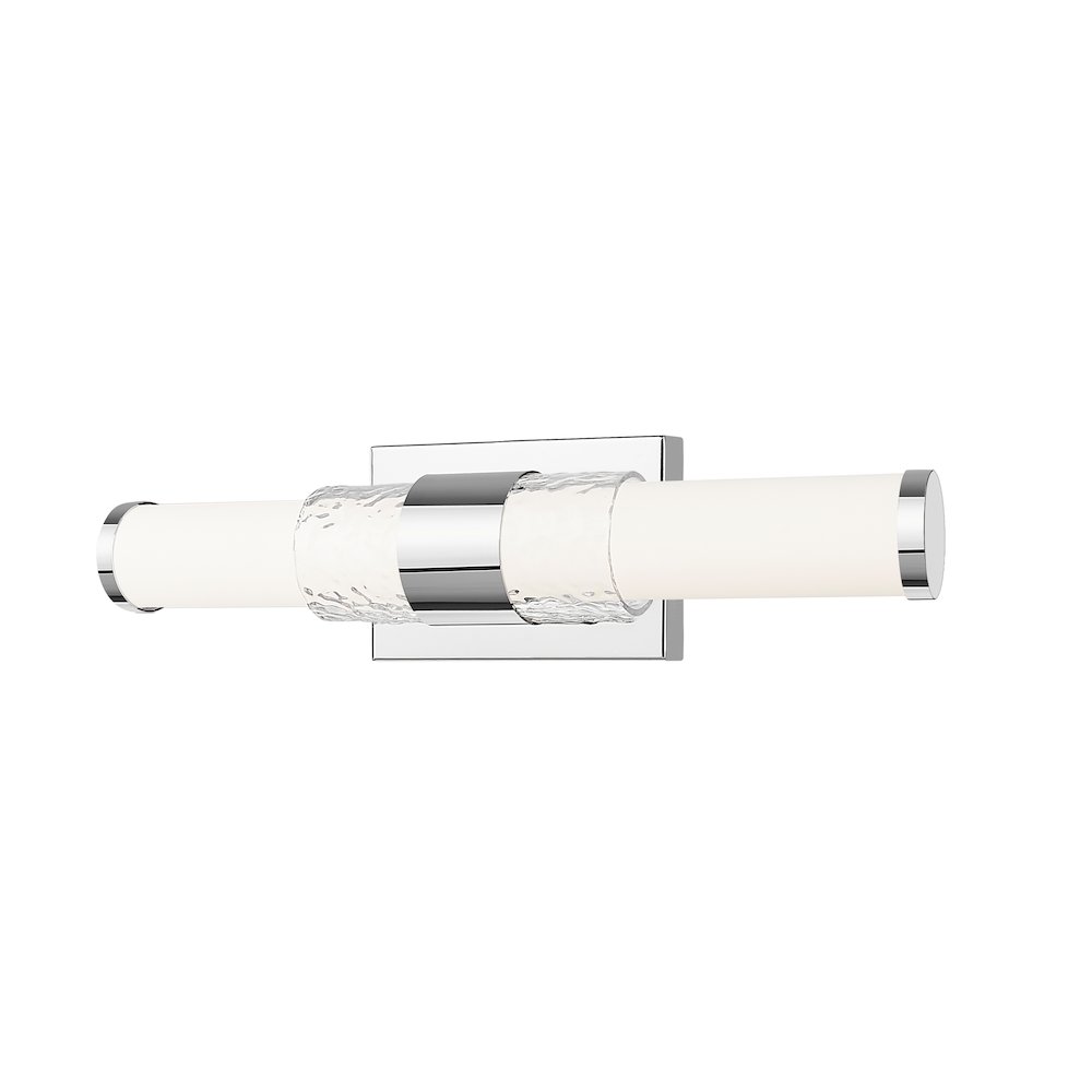 Z-Lite Egon 1 Light Vanity in Chrome color, Steel frame. Picture 1