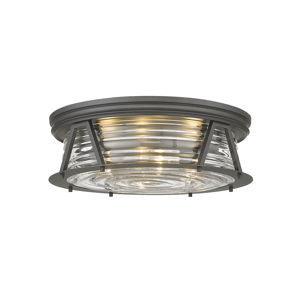 Z-Lite 4 Light Flush Mount. Picture 1
