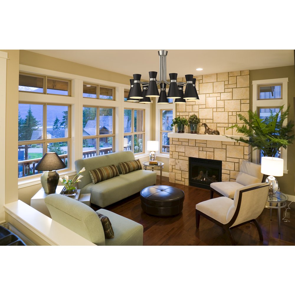 Z-Lite 9 Light Chandelier. Picture 6