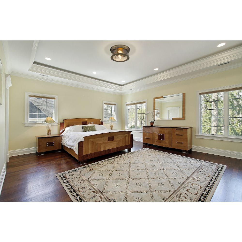 Z-Lite 2 Light Flush Mount. Picture 7