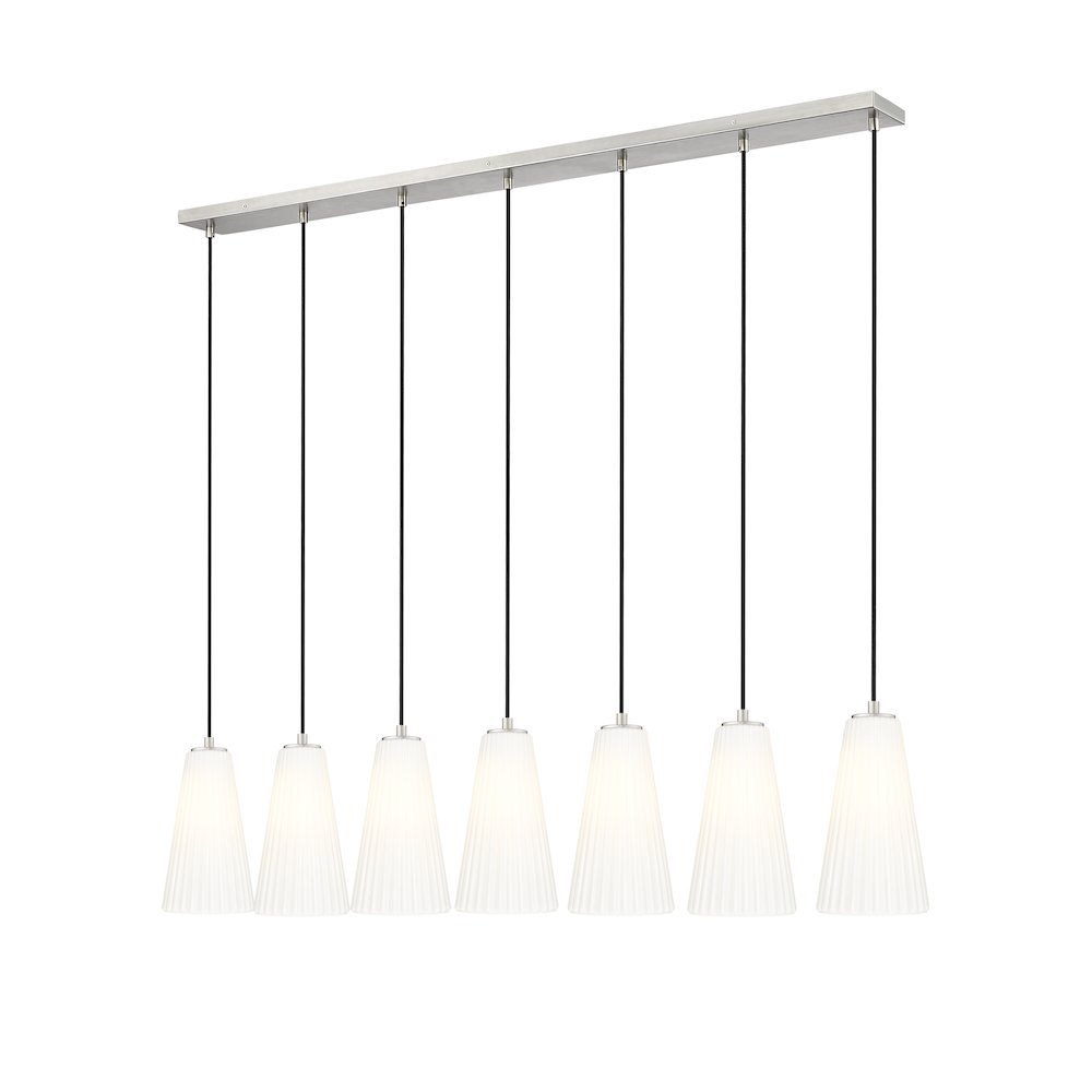 Z-Lite 7 Light Linear Chandelier. Picture 1