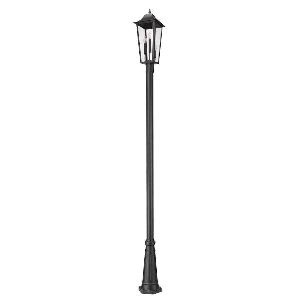 Z-Lite 3 Light Outdoor Post Mounted Fixture. Picture 5