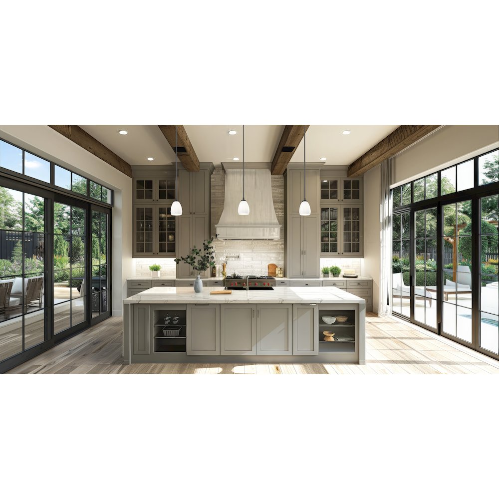 Z-Lite Oren 1 Light Pendant in Matte Black color, Steel frame. Picture 6