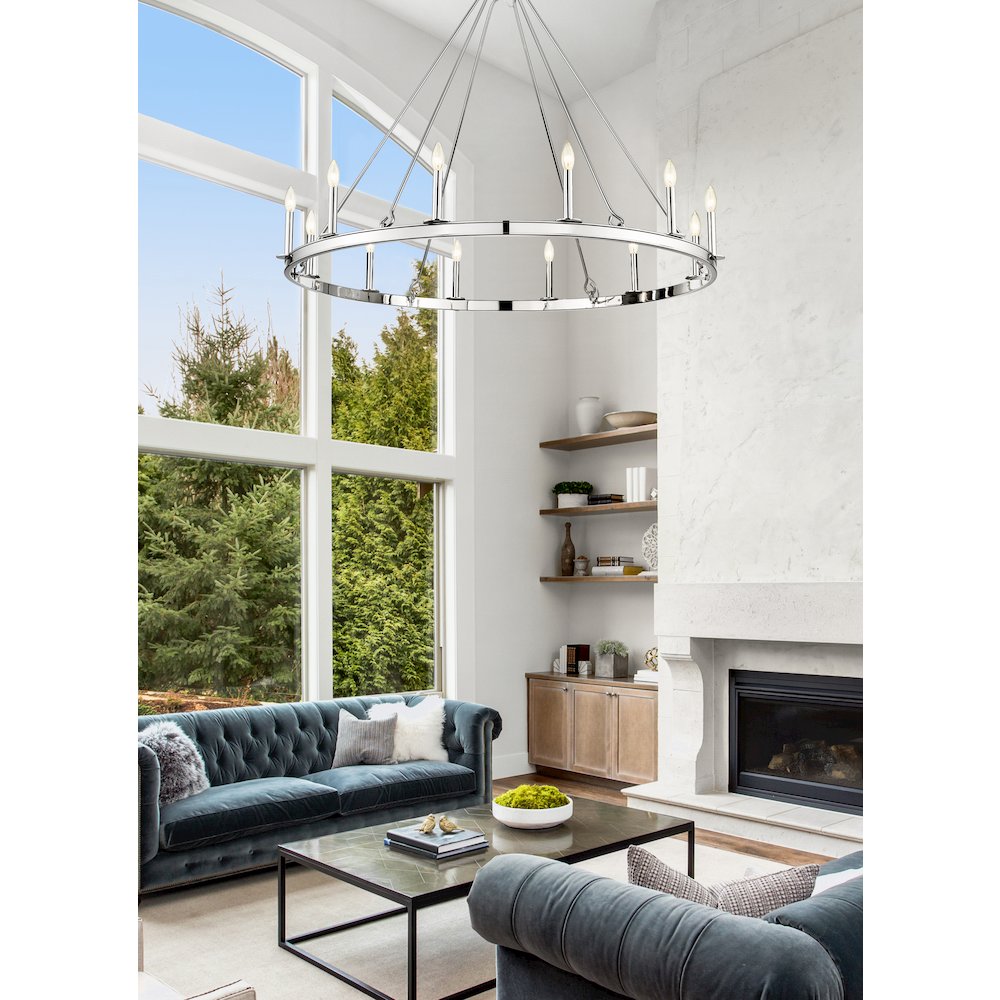 Z-Lite 12 Light Chandelier. Picture 6