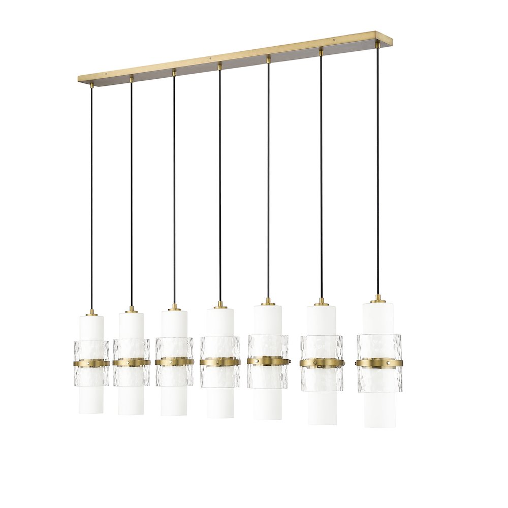 Z-Lite 7 Light Linear Chandelier. Picture 5
