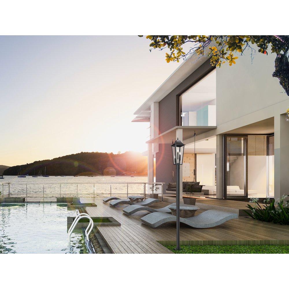 Z-Lite 3 Light Outdoor Post Mounted Fixture. Picture 6