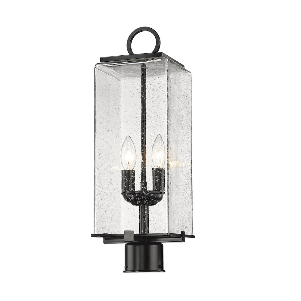 Z-Lite 2 Light Outdoor Post Mount Fixture. Picture 2