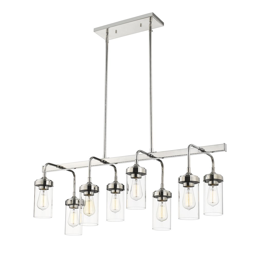 Z-Lite 8 Light Linear Chandelier. Picture 3