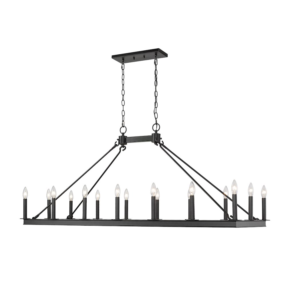 Z-Lite 16 Light Linear Chandelier. Picture 3