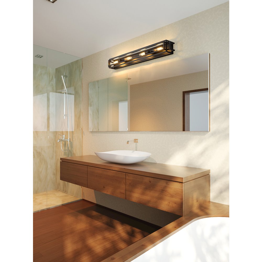 Z-Lite 4 Light Vanity. Picture 6