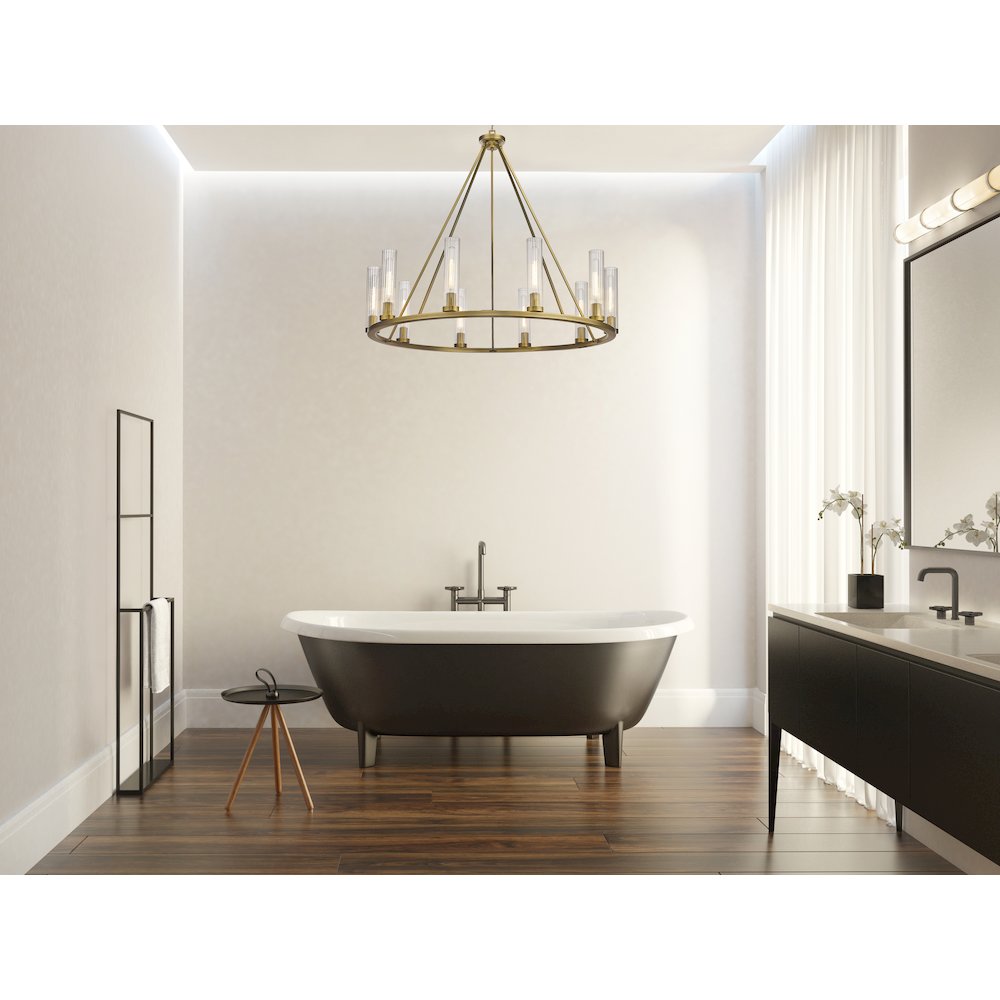 Z-Lite 10 Light Chandelier. Picture 7