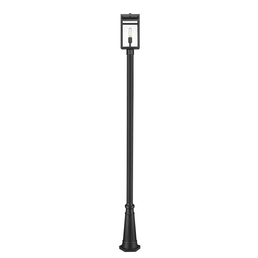 Z-Lite 1 Light Outdoor Post Mounted Fixture. Picture 2